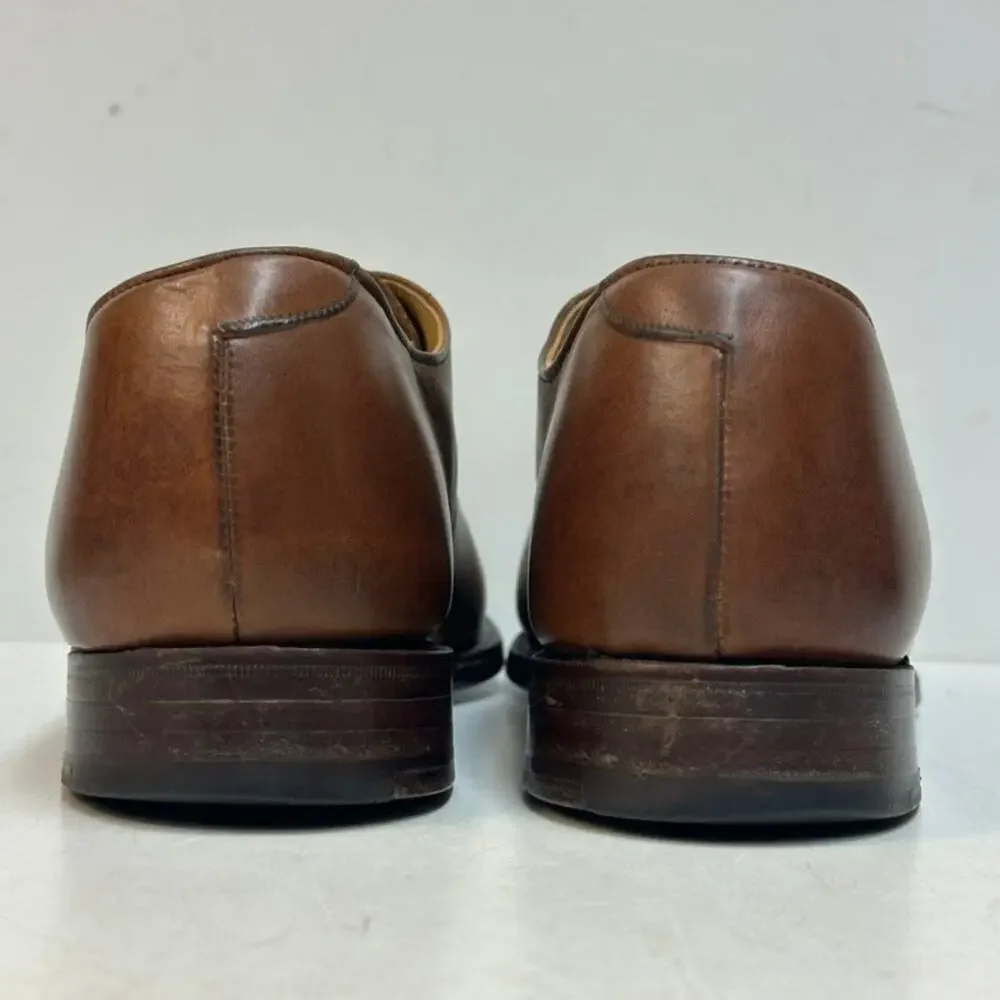 VGUC Cheaney x Cole Haan Brown Oxford Cap Toe Bench Made in England 9 B